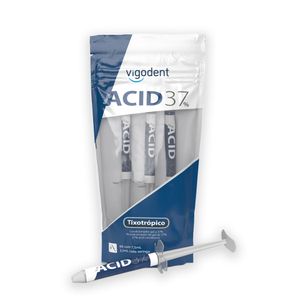 Ácido Fosfórico Magic Acid 37% 2,5ml Com 3 - Vigodent