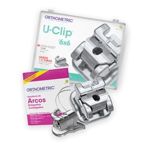 10.45.2304 Kit Promocional Autoligado U-Clip Roth 0,022 + Grátis Sequências de Arcos e Tubos - Orthometric