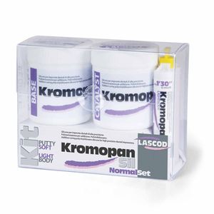 Silicone de Adição Kromopan Sil Kit Putty 2x150ml+Light Body 50ml - Lascod