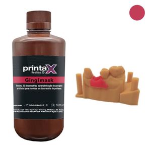 Resina 3D Printax Gingimask 500g - Odontomega