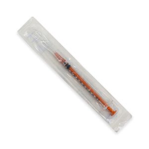Seringa Descartável Estéril Para Insulina Com Agulha 1ml 29g (12,7x0,33mm/13X0,33mm) - Solidor