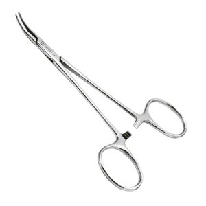 Pinça Micro Mosquito Curva 12cm - Quinelato