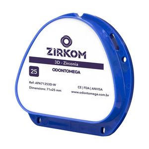Bloco Zirkom AG 3D 25mm W - Odontomega