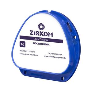 Bloco Zirkom AG 3D 16mm W - Odontomega