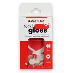 Kit Disco de Lixa Sof-Gloss com 20 - American Burrs