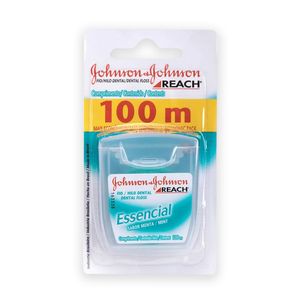 Fio Dental Reach Essencial Menta 100m - Johnson & Johnson
