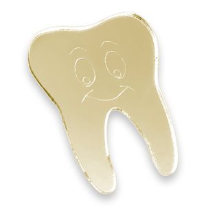 Aplique Com Adesivo Dente Dourado - AGIR