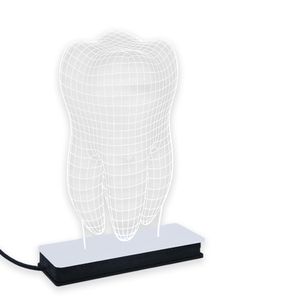 Luminária 3D Dente - Agir