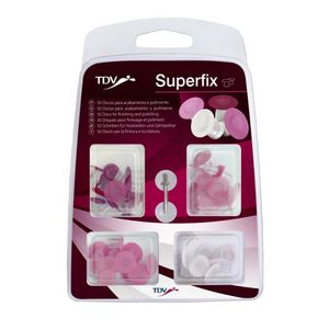 Disco de Lixa Superfix Sortido com 50 + Mandril - TDV