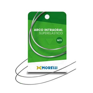 50.72.012 Arco Intraoral Superelástico Médio Niti Retangular 0,43x0,63mm (.017"X.025") - Morelli