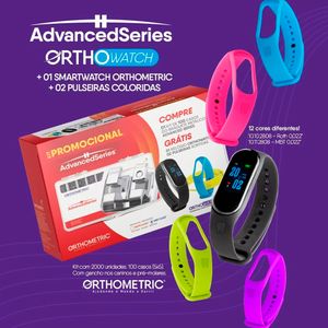 10.11.2808 Bráquete Metálico Advanced Mbt 0,022 (100 Casos + Orthowatch) - Orthometric