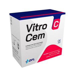 Ionômero De Vidro Vitro Cem Kit 10g Pó 8ml Liq - Nova Dfl