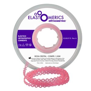 Elastômeros Corrente 1,5m Rosa Cristal - Orthometric