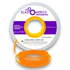 Elastômeros Corrente 1,5m Laranja Cristal - Orthometric