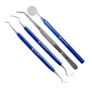 Kit Clínico Com 4 Peças Azul - Cooperflex