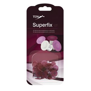 Disco de Lixa Superfix Grossa com 25 + Mandril - TDV