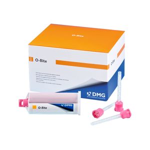 Registro Oclusal O-Bite Com 8 cartuchos de 50ml cada e 50 pontas misturadoras - DMG