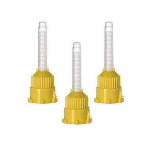 Ponta misturadora T-Mixer™ Ø 4.2 mm (em amarelo) 1:1/2:1 Ref. 167414 Com 20 unidades - Mixpac