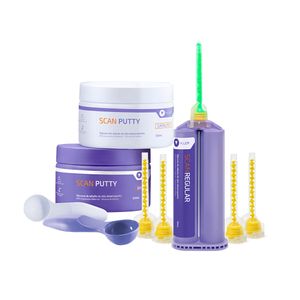 Silicone de Adição Scan Kit com Putty 600ml + Regular 50ml - Yller