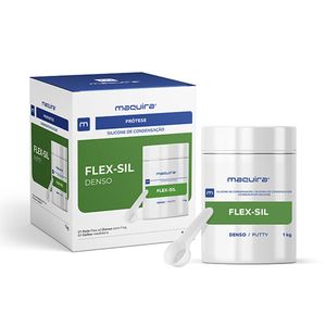 Silicone de Condensação Flex Sil Denso 1kg - Maquira