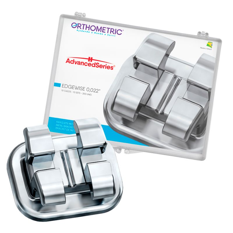100003226-1-10-10-2101-Braquete-Metalico-Advanced-Series-Edgewise-0-022-10-Casos-Orthometric-Sem-Gancho