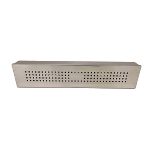 Estojo Inox Perfurado 50x10x05 cm Econox - Fami
